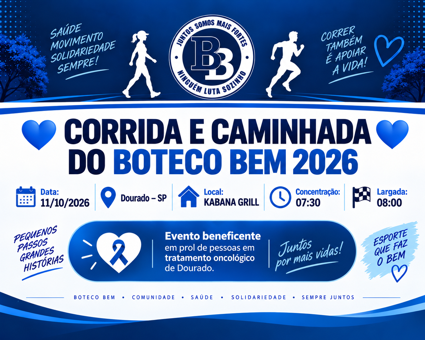 CORRIDA E CAMINHADA DO BOTECO BEM 2026