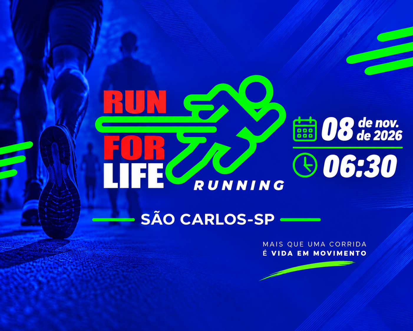 RUNFORLIFE - ETAPA CLUBE DE CAMPO DOS METALÚRGICOS - SÃO CARLOS - SP